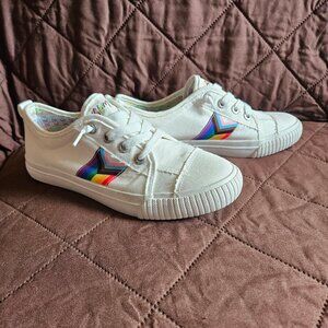 Rainbow Pride Blowfish Sneakers *Never Worn*
